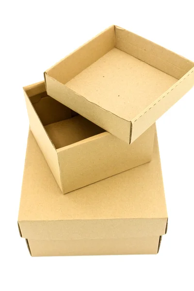 Krabice z lepenky — Stock fotografie