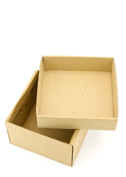 Pudełko z tektury — Zdjęcie stockowe