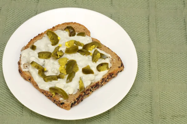 ハラペーニョ チーズのパン — ストック写真
