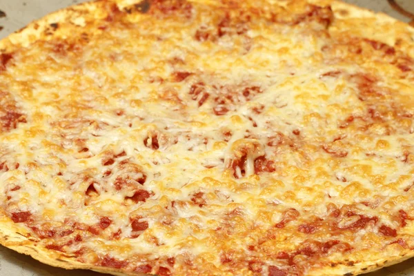 Tortilla kabuk pizza — Stok fotoğraf