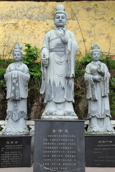 Statyer av guan yin — Stockfoto