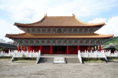 Temple in Kaohsiung clipart