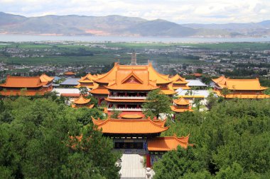 The roofs of temple clipart