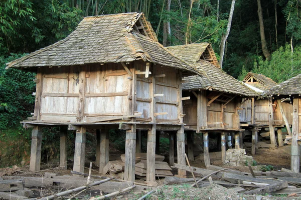 Dřevěné domy — Stock fotografie
