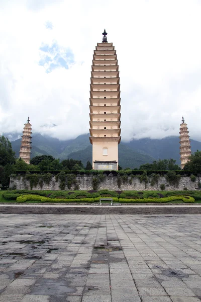 Three pagodas — Stock Photo, Image