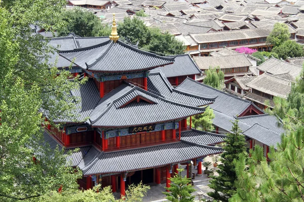 Китайські пагоди nd дахів — стокове фото