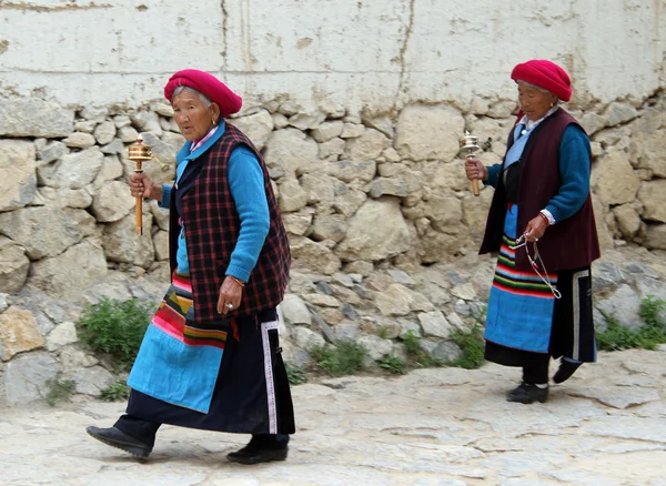 藏族妇女 — 图库照片