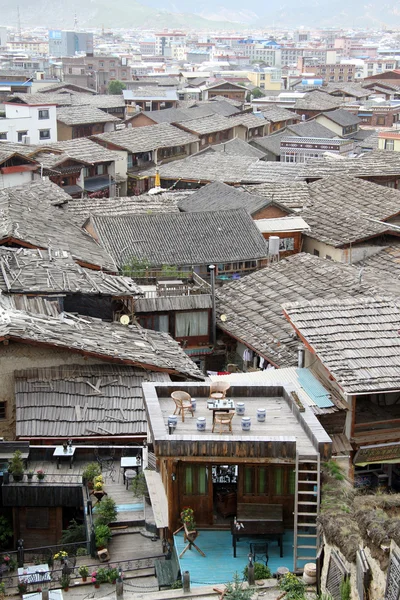 Střechy shagri-la, Čína — Stock fotografie