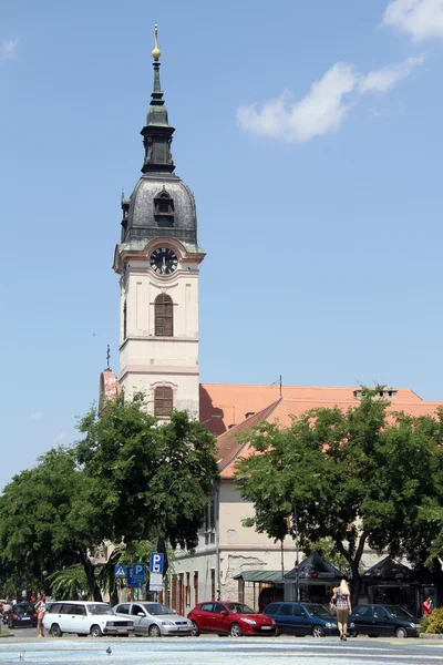 Kyrkan med klocka — Stockfoto