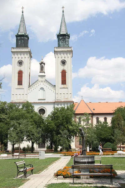 Church with towers — Stock Photo, Image