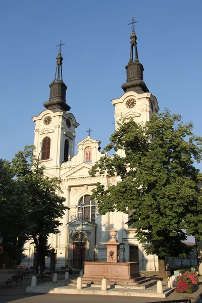 Kyrkan med torn — Stockfoto