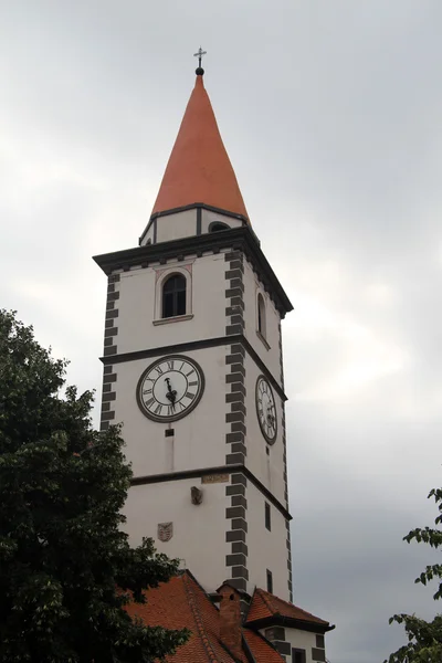 Relógio na igreja — Fotografia de Stock