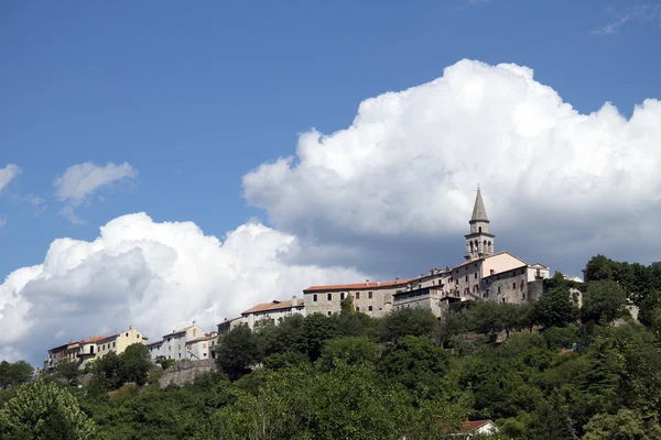 Buzet on the hill — Stock Photo, Image