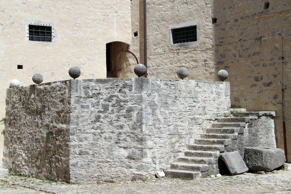 Εσωτερικό παλιό κάστρο στο κατάλυμα pazin, Ίστρια — Φωτογραφία Αρχείου