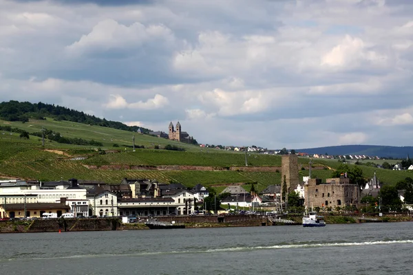 Ruedesheim dan Rhine — Stok Foto