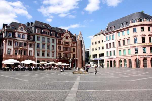 Markt square in Mainz — Stock Photo, Image