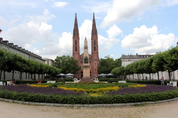Церковь Бонифация в Висбадене — стоковое фото