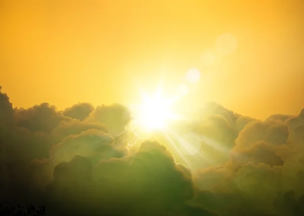 Καλλιτεχνικό υπόβαθρο cloudscape φαντασίας — Φωτογραφία Αρχείου