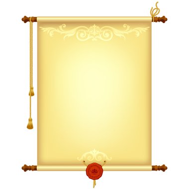 Background with ancient paper clipart