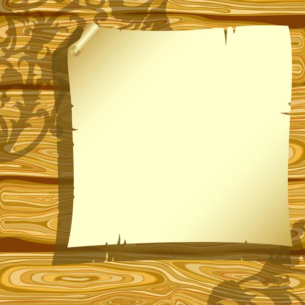 Arrière-plan avec vieux papier — Image vectorielle