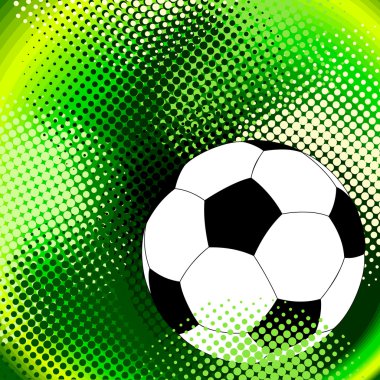 Background with ball clipart