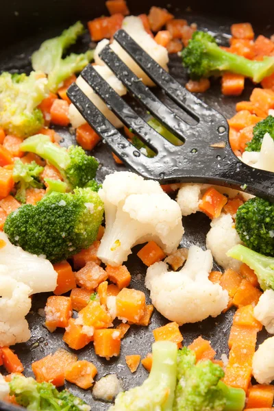 stock image Serving of fresh chopped vegetables