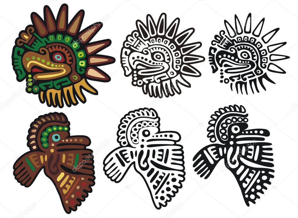 Águila azteca imágenes de stock de arte vectorial - Página 2 | Depositphotos