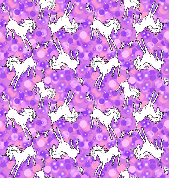 Dancing unicorns wallpaper — Stock Photo, Image