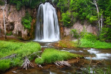Spearfish Falls of the Black Hills clipart