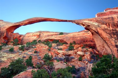 Landscape Arch in Utah clipart
