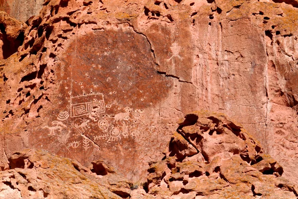 Fremont indické státní park Petroglyfy — Stock fotografie