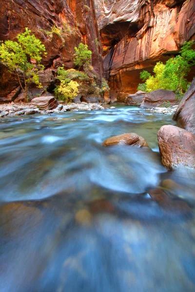 Rapids of the Virgin River Narrows — Stock Photo, Image