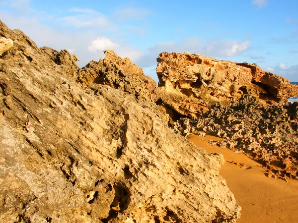 Engebeli victoria Avustralya kıyıları — Stok fotoğraf