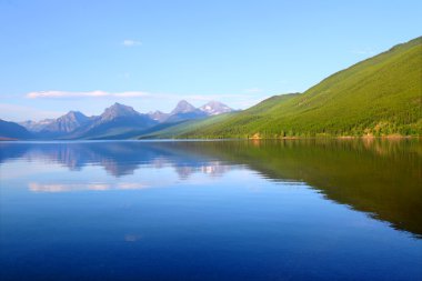 Lake McDonald Glacier National Park clipart