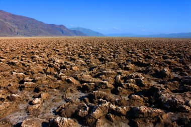 Devils Golf Course in Death Valley clipart