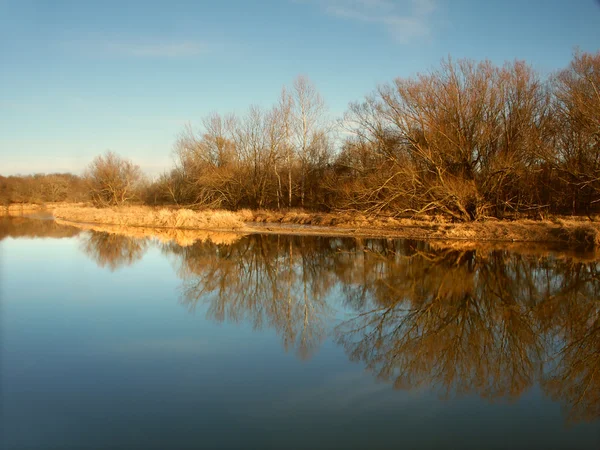Kishwaukee folyó, illinois-ban — Stock Fotó