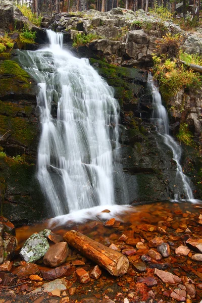 Upper Memorial Falls in Montana — Stock Photo, Image