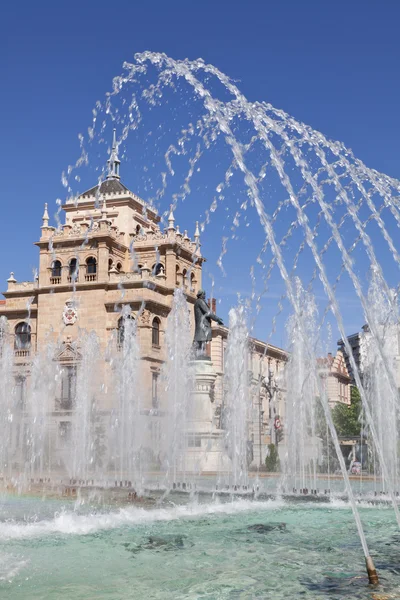 Fountain in Valladolid, Spain — Stock Photo, Image