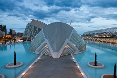 The City of Arts and Sciences of Valencia, Spain clipart