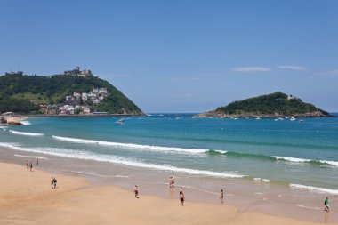 San Sebastián beach clipart