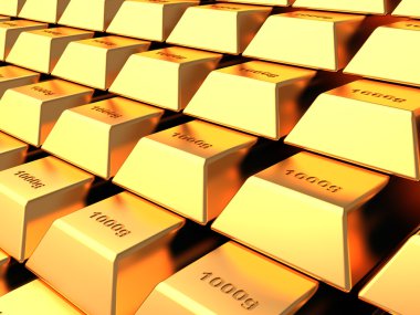 Gold bars clipart