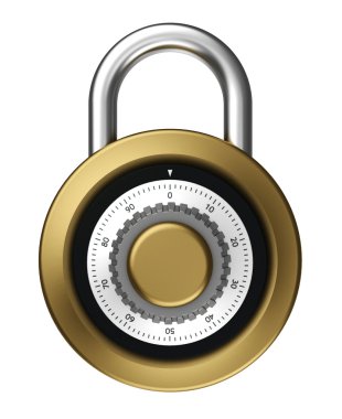 Dial lock clipart