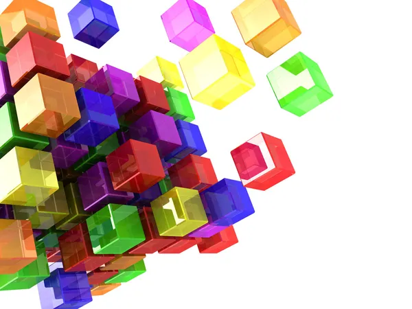 Cubos de color — Foto de Stock