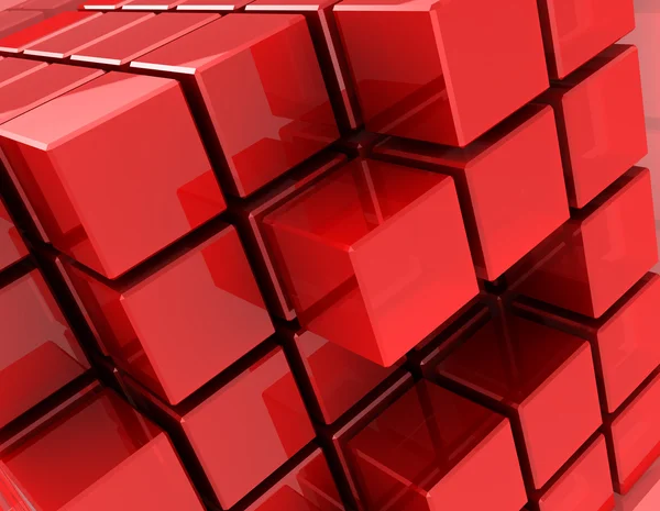 Cubes rouges — Photo
