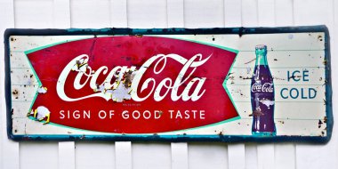 Old Coke Sign clipart