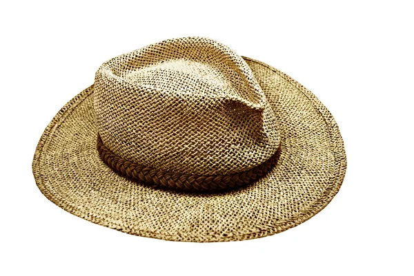 Cool mesh nebo slaměný klobouk — Stock fotografie