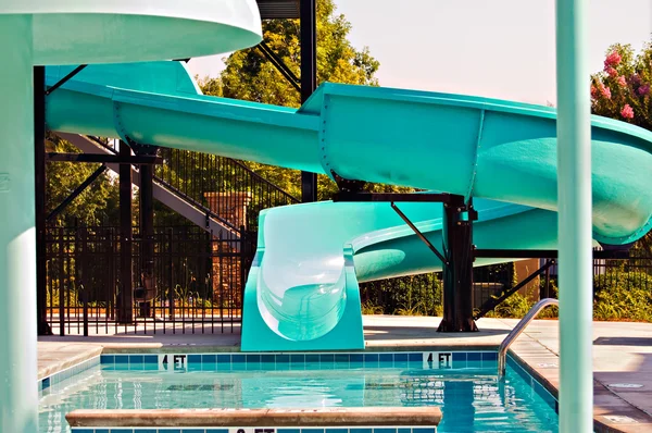 Slide de piscina — Fotografia de Stock