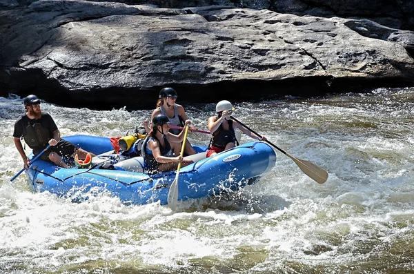Rafing sur la rivière Whitewater — Photo