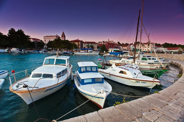 stock image Sea, ship and town