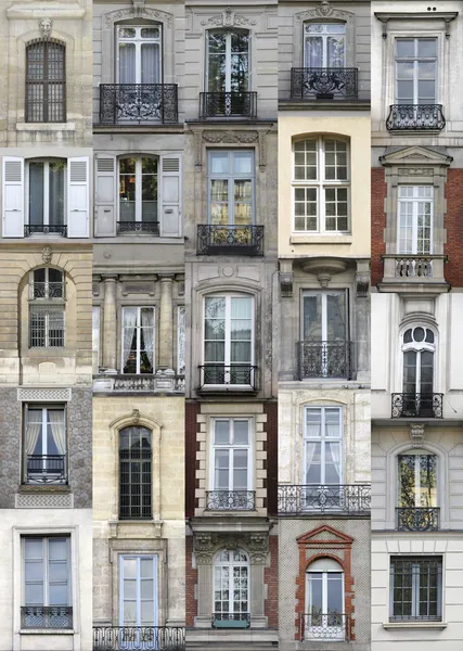 Ventanas de París — Foto de Stock